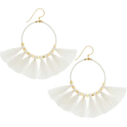 The Dreamer Earring, Cream - Aid Through Trade