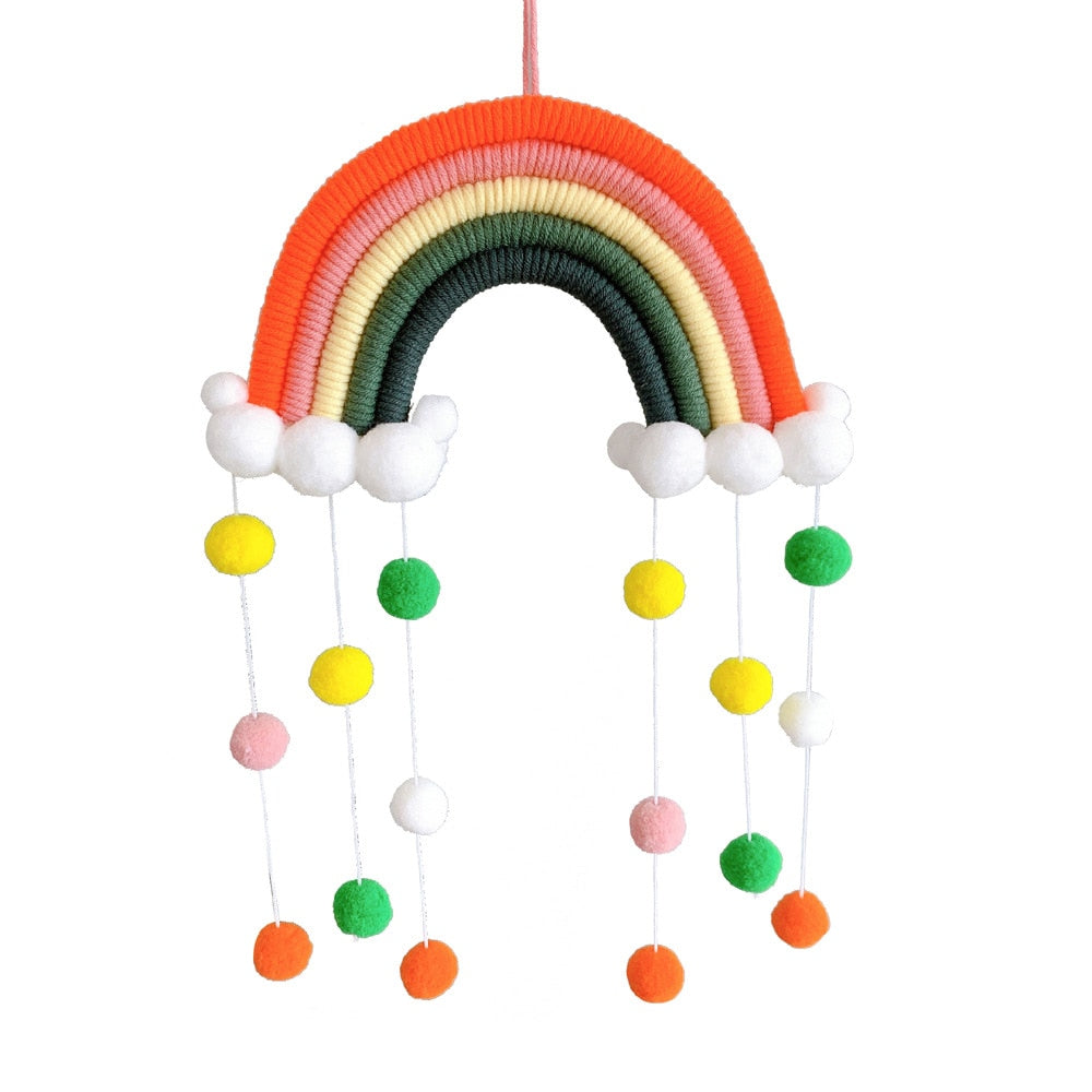 Macrame Rainbow Cloud Hanging