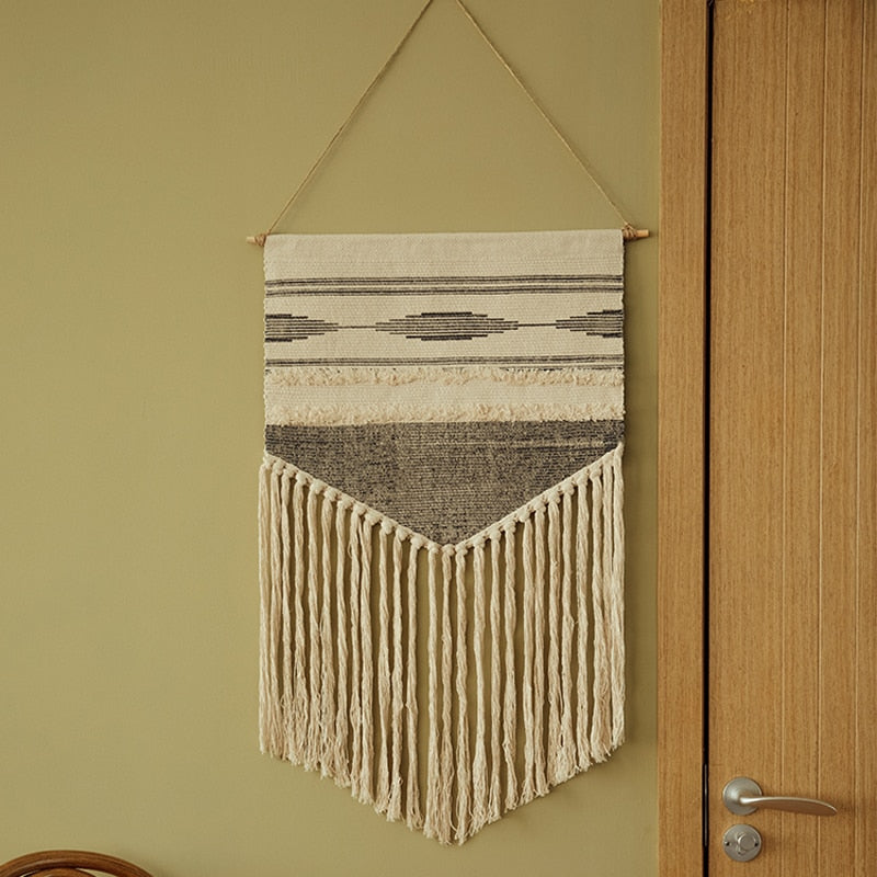 Boho Hanging Vintage Fabric Tapestry