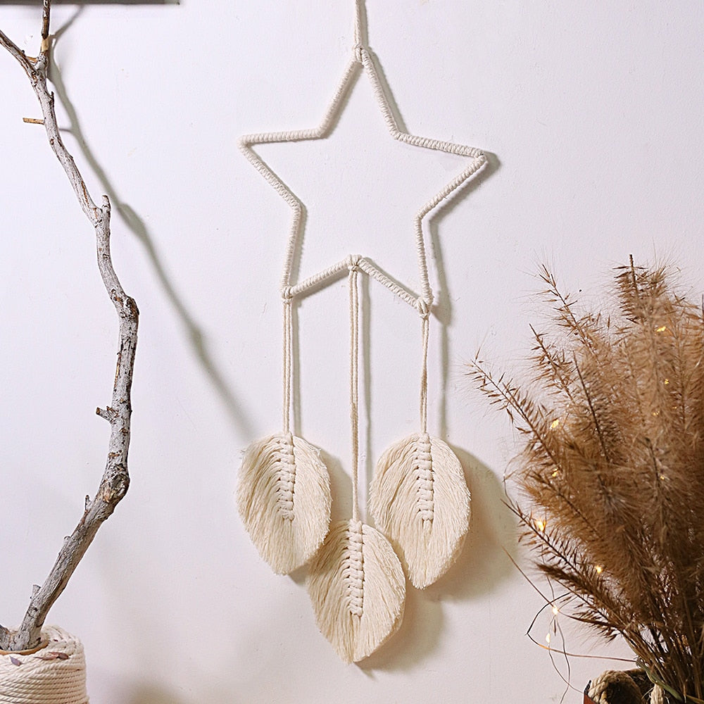 Moon Star Macrame Dream catcher