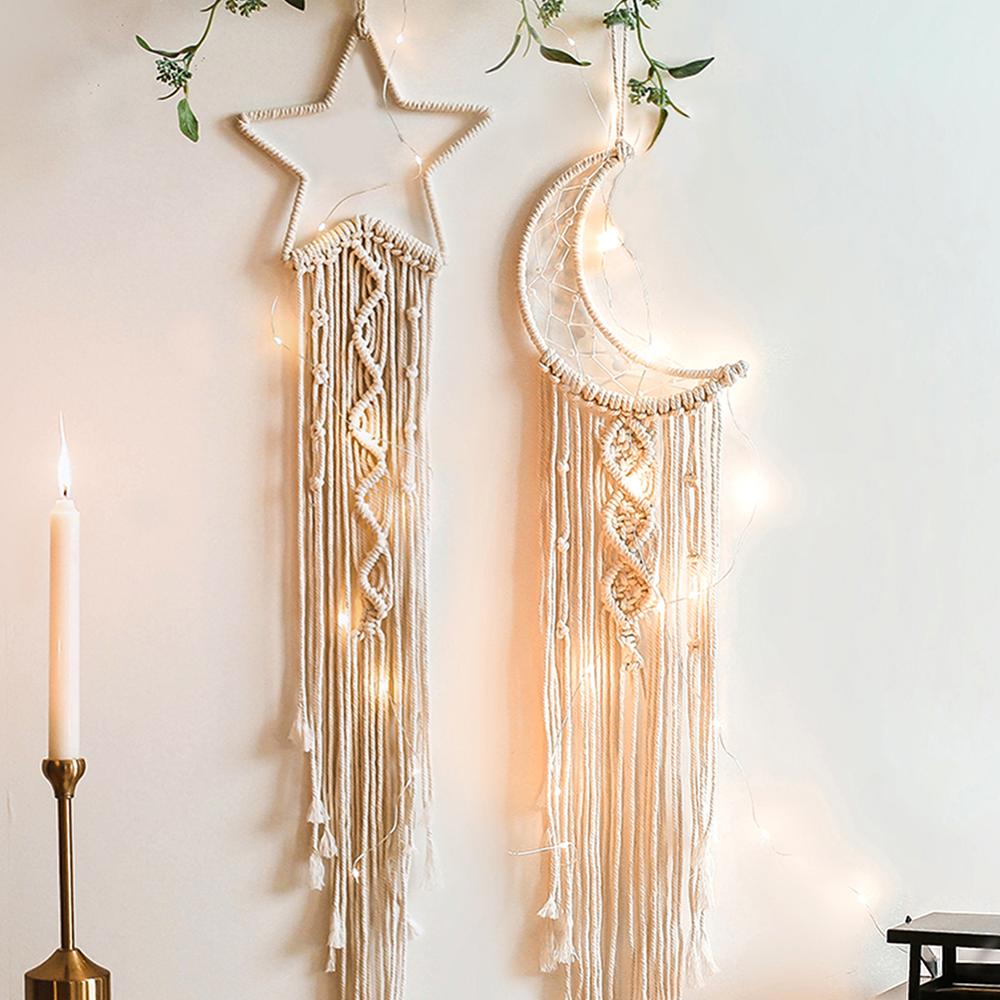 Moon Star Macrame Dream catcher