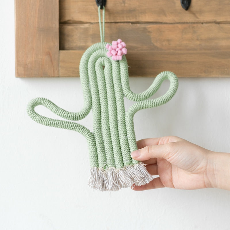 Cactus Handmade Macrame Wall Hanging