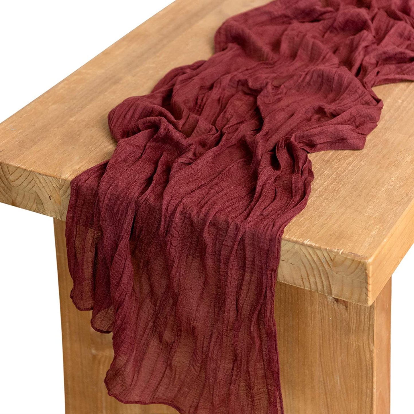 Cheesecloth Table Setting- Gauze Table Runner