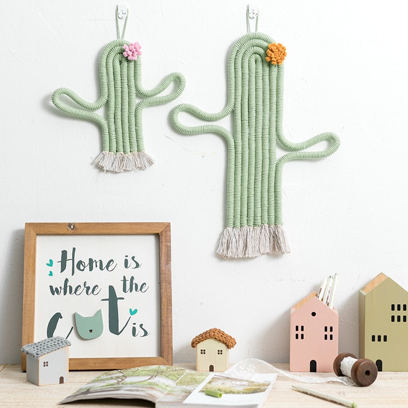 Cactus Handmade Macrame Wall Hanging